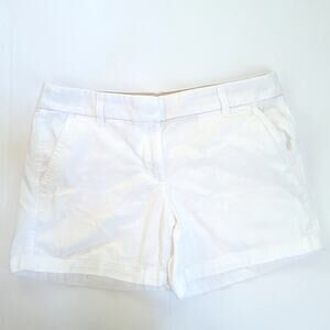 J. Crew Shorts White Women's Sz 4 Summer Classic